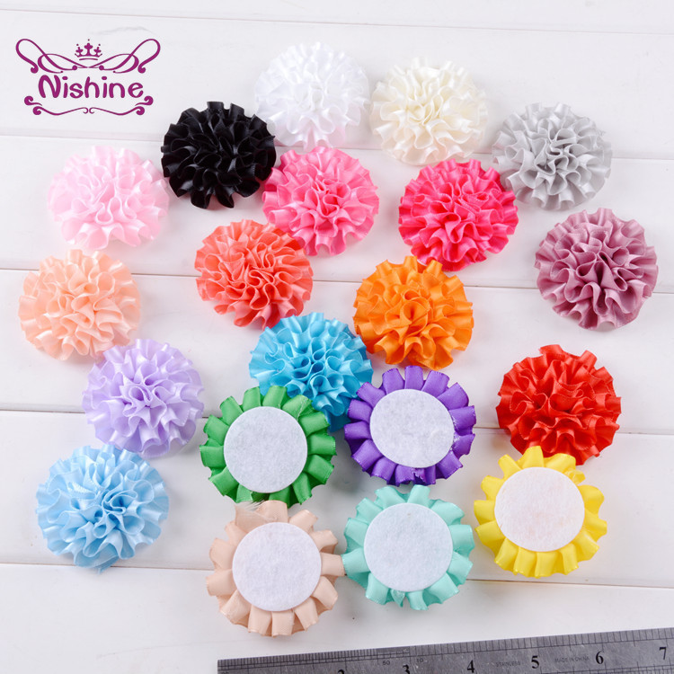 Art And Craft Hair - ポリエステルリボン,花,ブティック,ヘッドバンド,ヘアクリップ,パーティーデコレーション,ロットあたり50ユニット