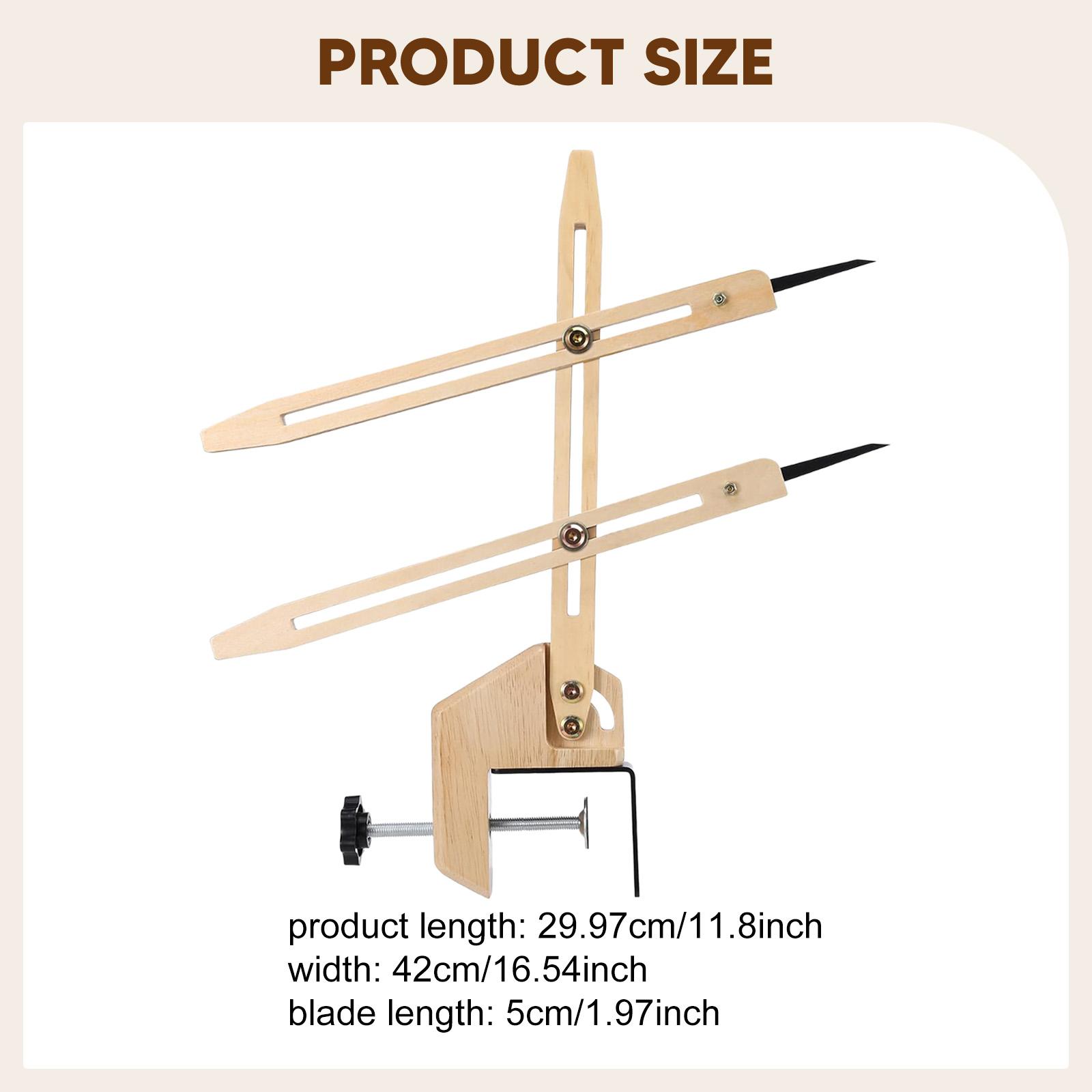 Art Craft Stick - 陶器成形ゲージ木製測定ツール陶器円形粘土クラフトスティック陶器ホイール成形機用