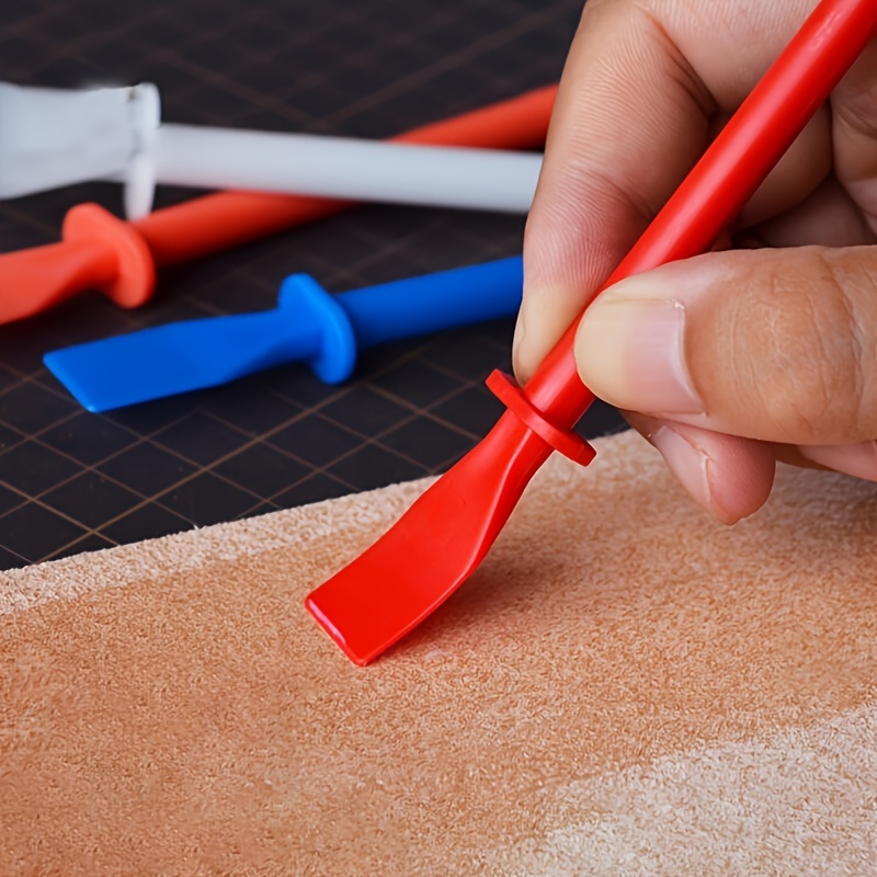 Art Craft Glue - 接着剤塗布器、ポリプロピレン接着剤塗布器、塗装用スクレーパー、手作りDIYアートレザークラフトツールに最適