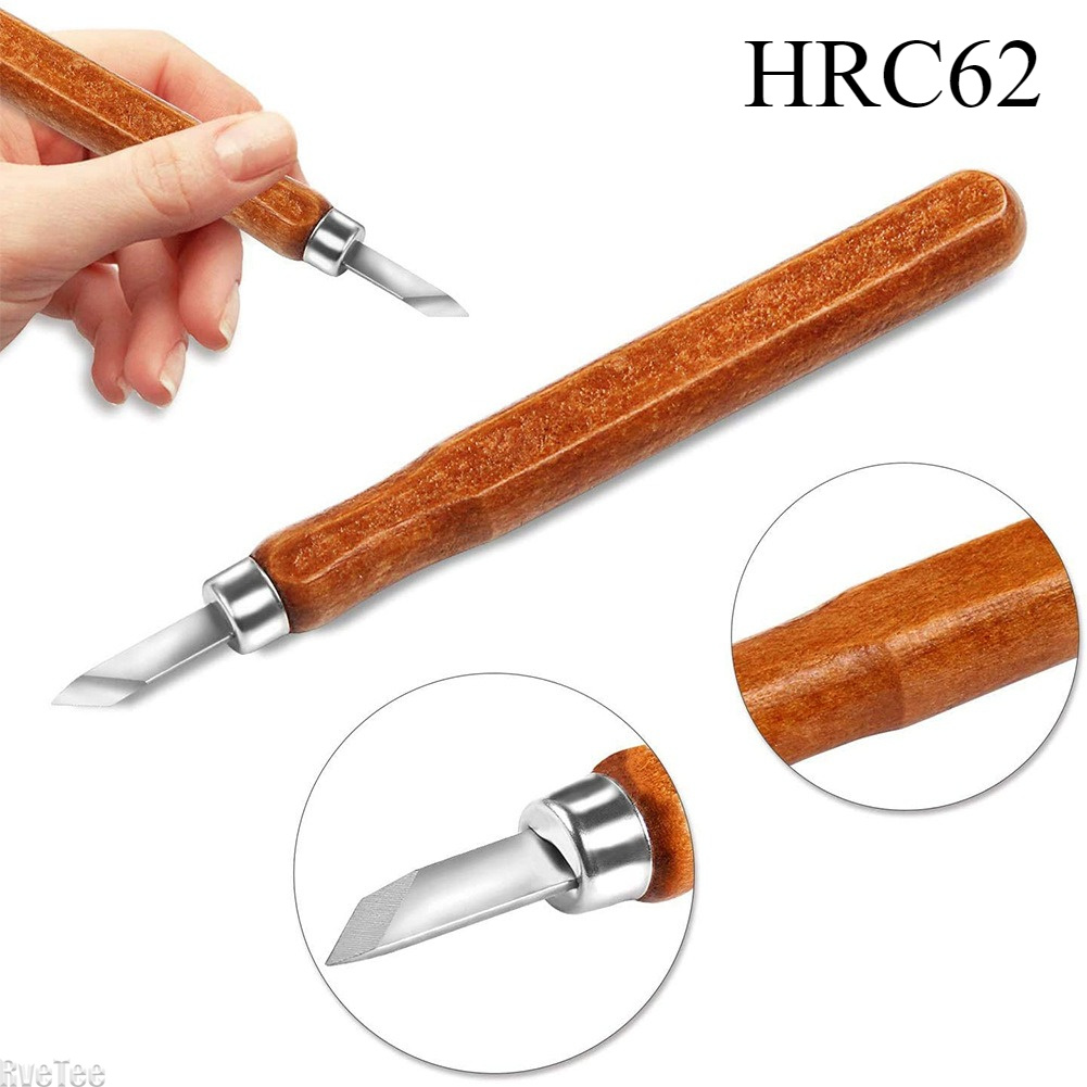 Art Craft Tools - 12 個 SK2 木工彫刻ツールセット バッグ付き砥石 HRC62