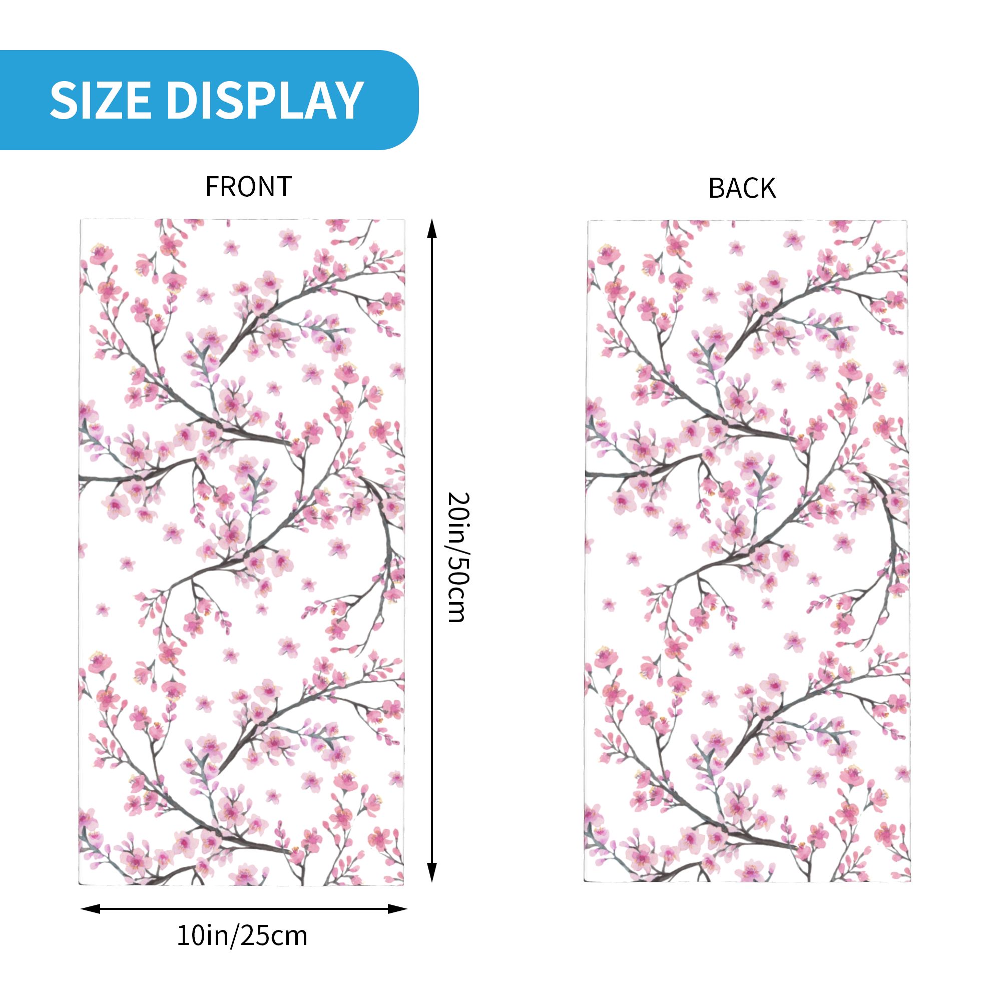 日本桜の花と赤い日の出の旗が描かれたバンダナネックゲイター防 - Art And Craft Hair のレビューと価格