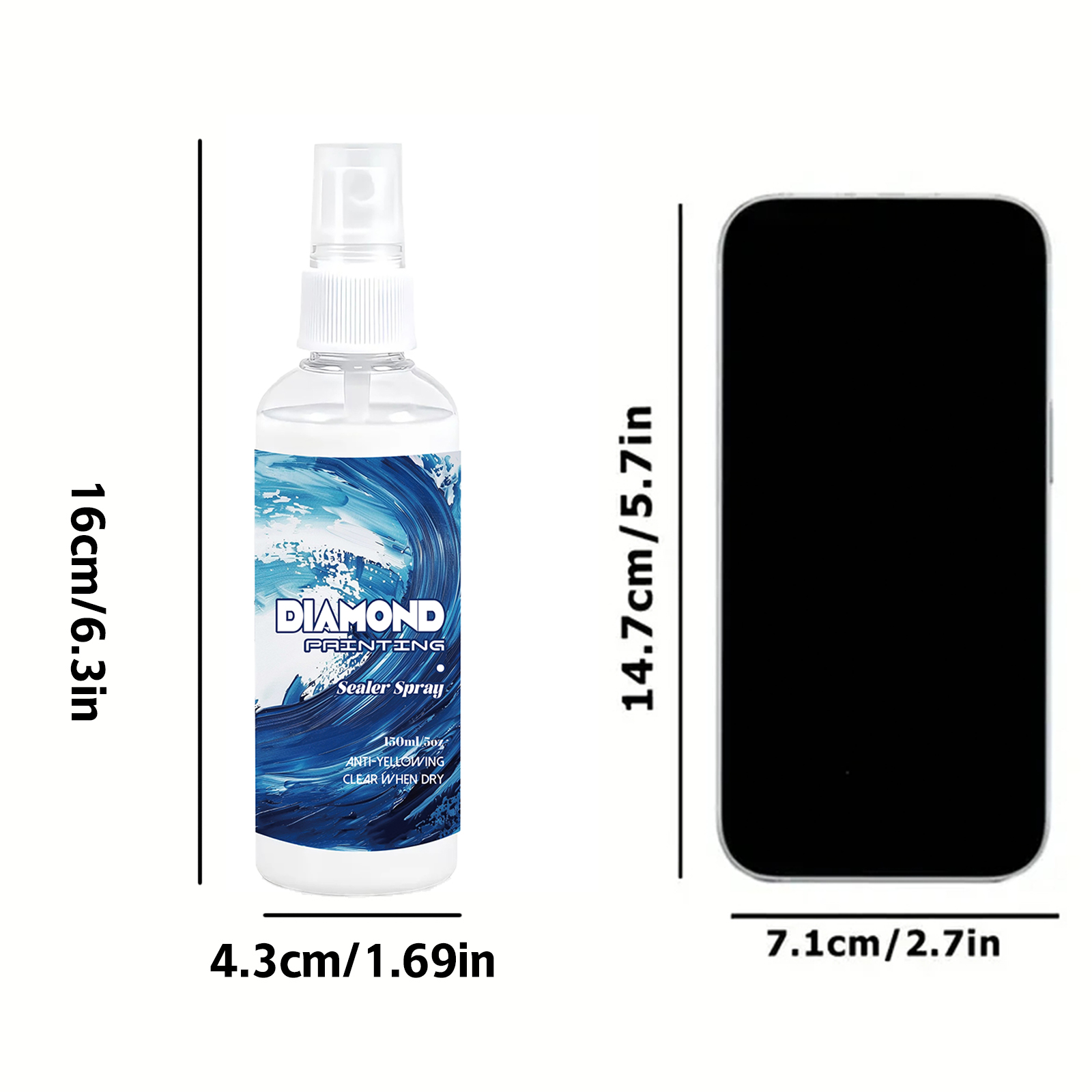 150ml ダイヤモンドペインティングシーラントスプレー ク - Art Craft Glue のレビューと価格
