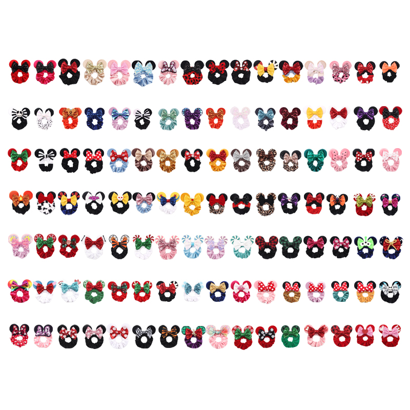 1pc マウス耳ヘアシュシュベルベットヘアバンド女の子のため - Art And Craft Hair のレビューと価格