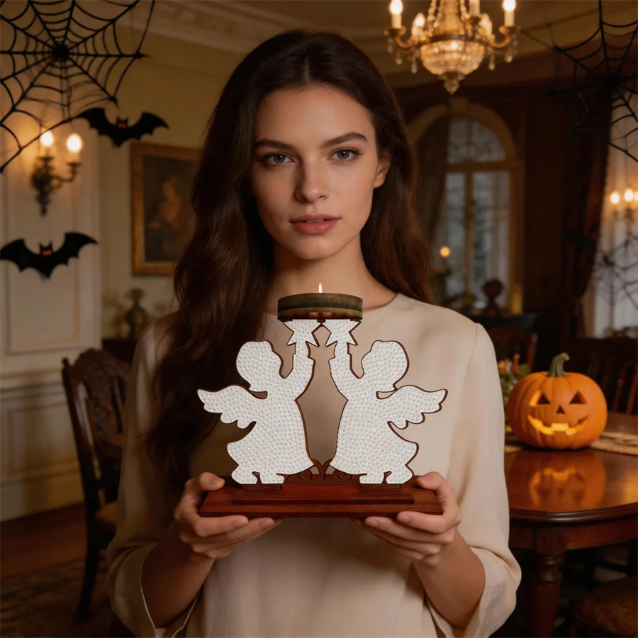 子供向けキャンドルホルダー、ハロウィーンのギフト、ダイヤモン - Art Craft For Kids のレビューと価格