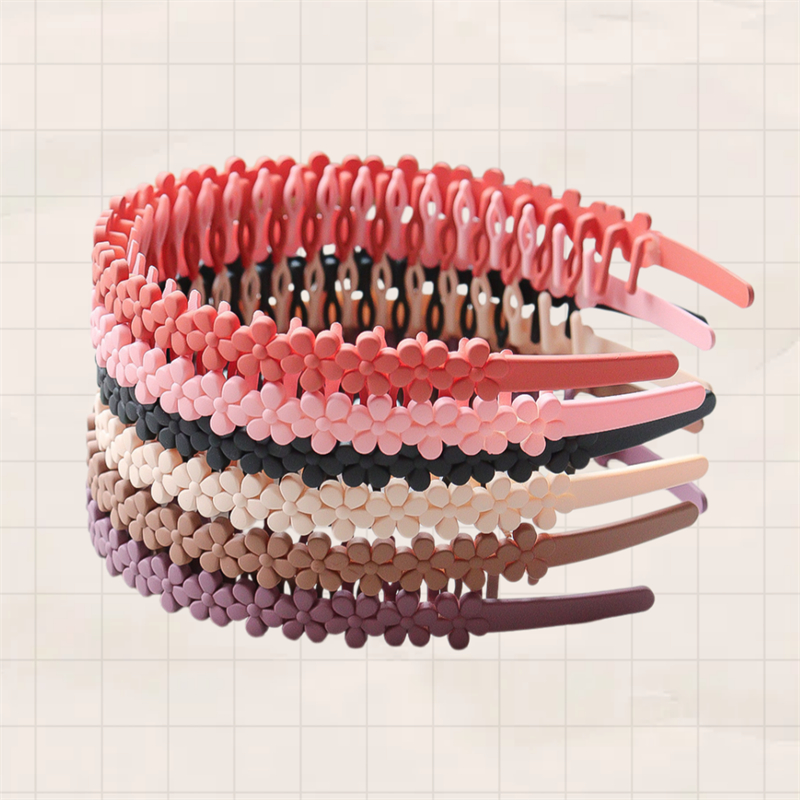 2 ピース/ロット花柄プラスチック歯ヘッドバンドカラフルなヘ - Art And Craft Hair のレビューと価格