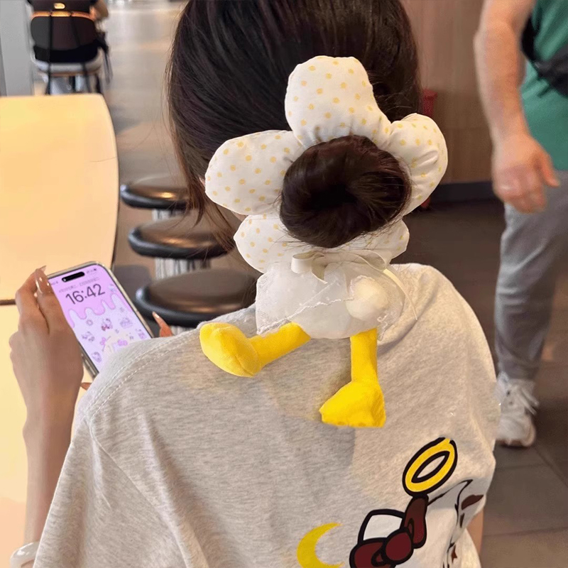 漫画風アニマル柄大型フラワーサクラッチ、女性・女の子向けスイ - Art And Craft Hair のレビューと価格