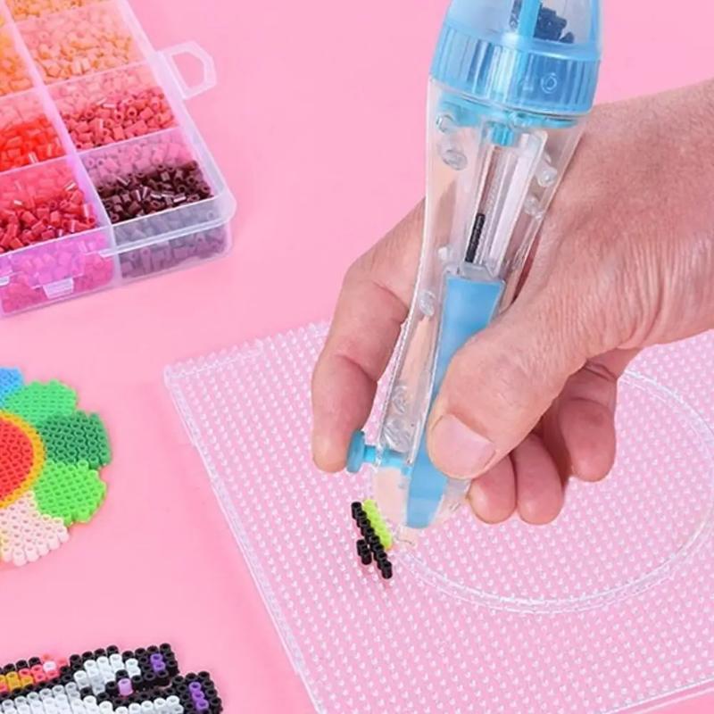 新しい！ パーラービーズペン DIY ツール子供パズル自動プ - Art Craft Tools のレビューと価格