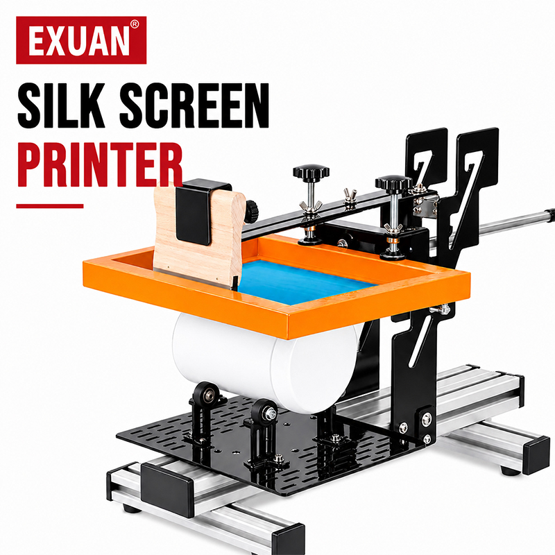 手動シルクスクリーン印刷機、ボトル、カップ、容器、円筒形製品 - Silk Screen Printing のレビューと価格