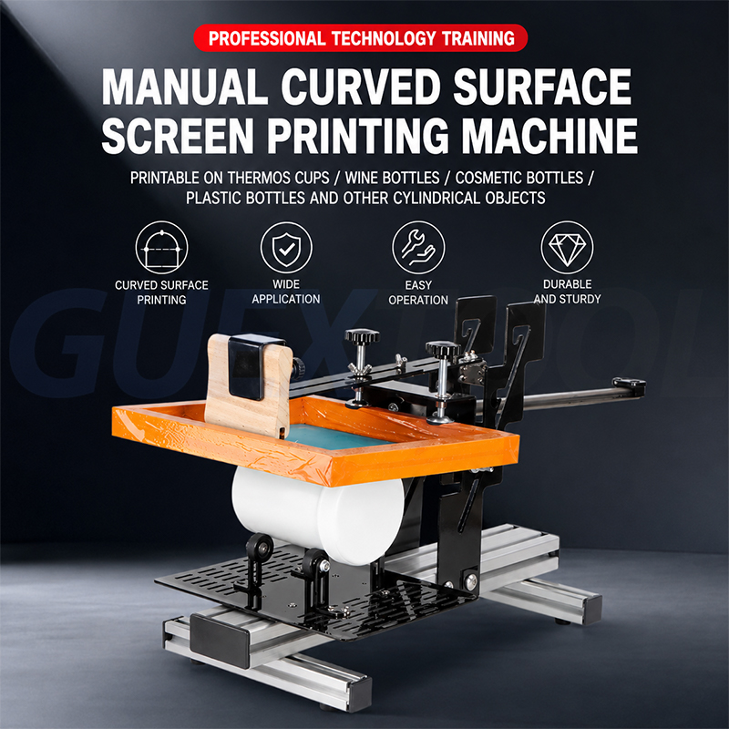 手動シルクスクリーン印刷機、ボトル、カップ、容器、円筒形製品 - Silk Screen Printing のレビューと価格