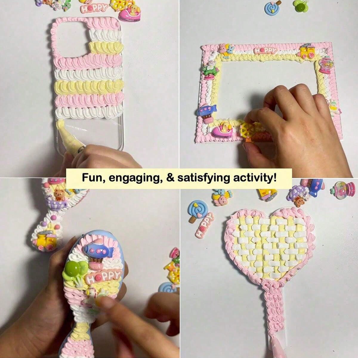 60g樹脂製DIYクリーム風フェイクホイップクレイグルーシミ - Art Craft Glue のレビューと価格