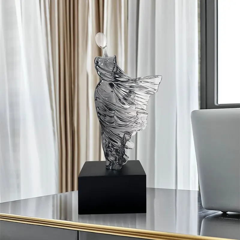 抽象的なキャラクター樹脂彫刻北欧アートホームリビングルームデ - Art Craft Cafe のレビューと価格
